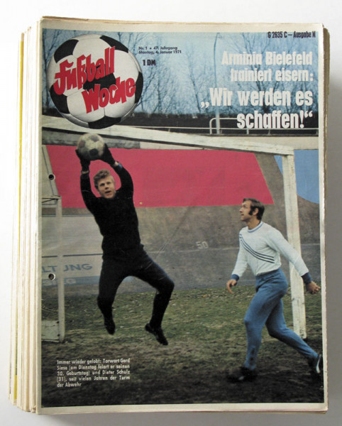 Fußball-Woche 1971 Mon. : Nr.1-52 unkomplett