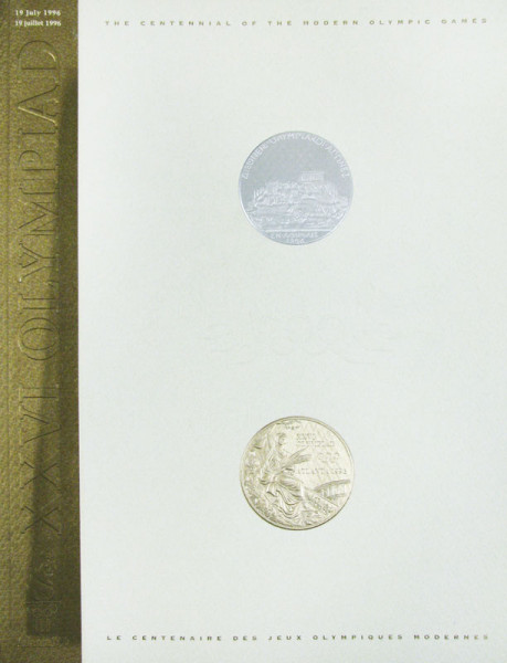Programme: Olympic Games 1996. Opening Ceremony