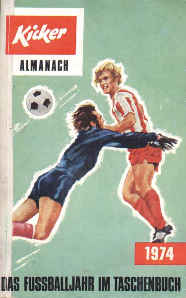 German Football Yearbook 1974 from Kicker.