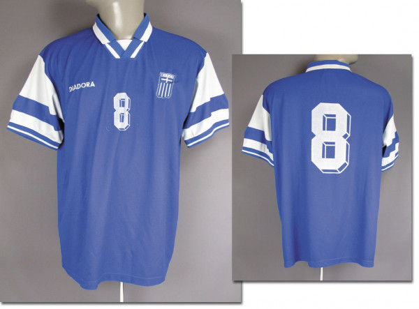 World Cup 1998 match worn football shirt Greece