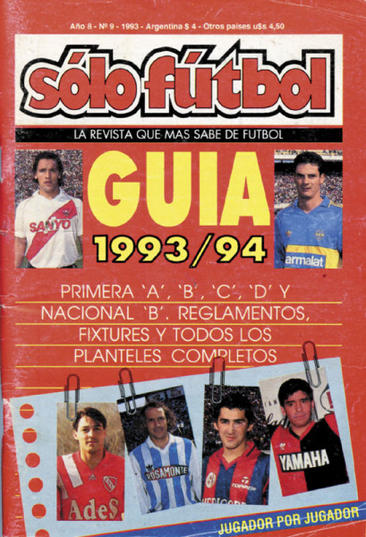 Argentinian football guide 1993/94
