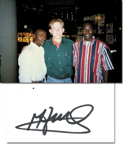 Onyancha, Frederick: Olympic Games 1996 Autograph Athletics Kenia