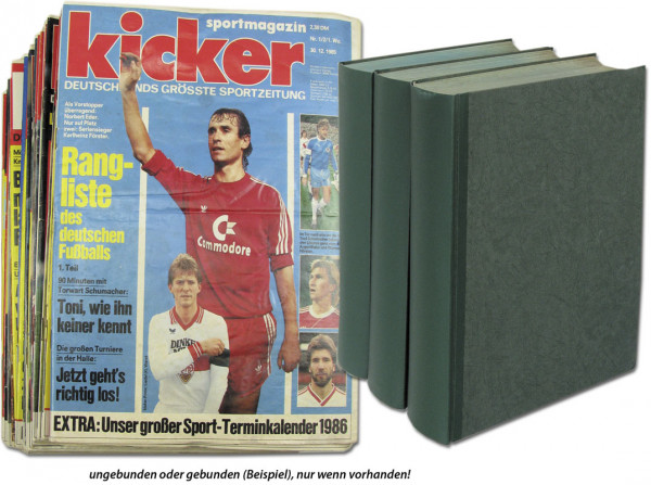 Kicker 1985 Mon. : Jg.: Nr.1/2-104 komplett