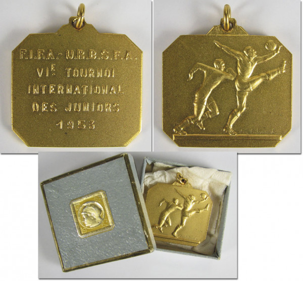 Football Winner medal FIFA World Cup 1953 1954