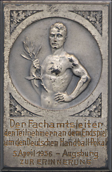 German Handball-Cup 1936. Participation medal