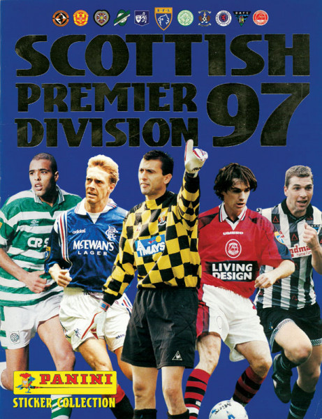 Scottish Premier Division '97. Sticker collection.
