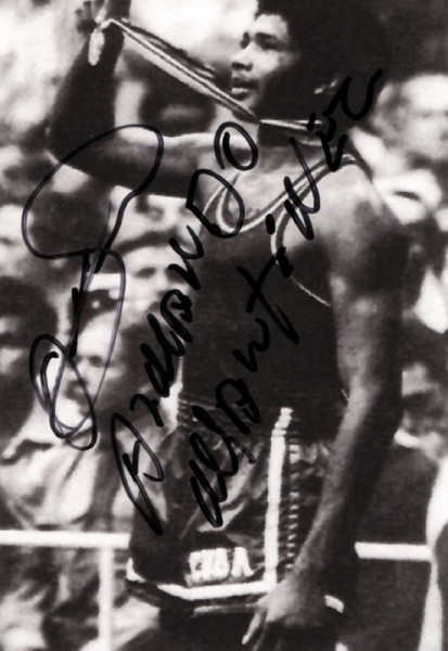 Martínez Limendu, Armando: Olympic Games 1980 Boxing Autograph Cuba