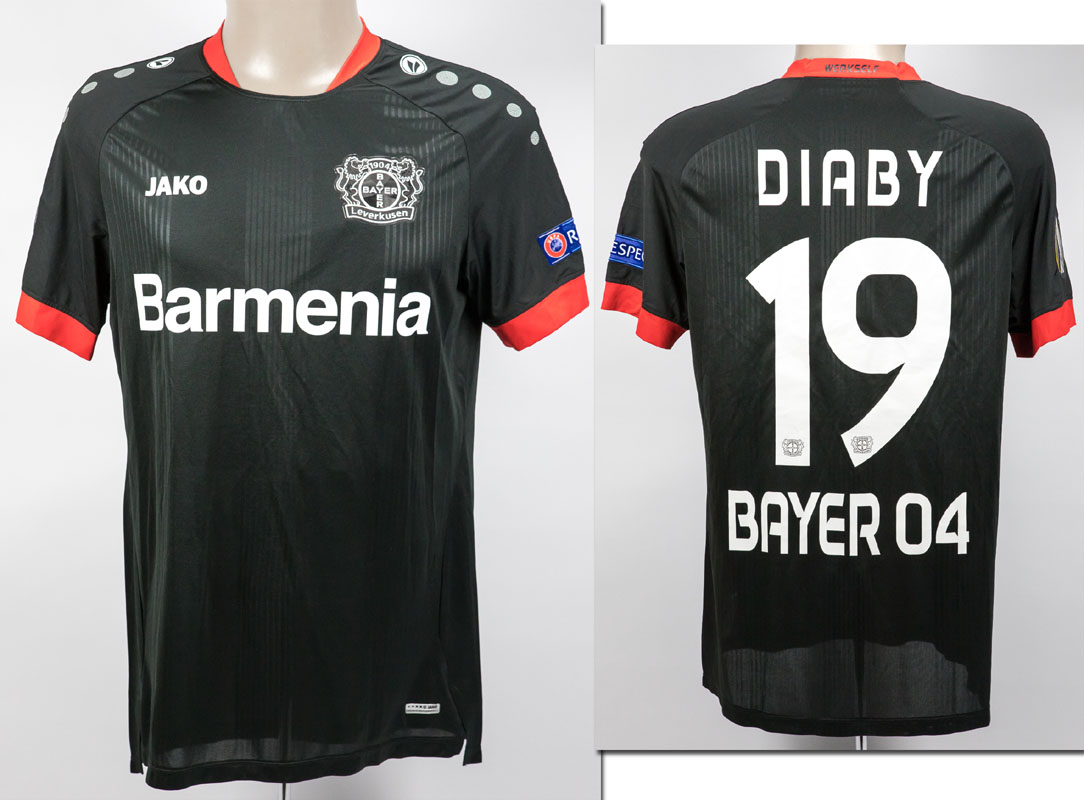 match worn football shirt Leverkusen 2020 2021