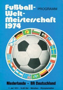 Fußballweltmeisterschaft 1974 - Endspiel Programm - Niederlande - BR Deutschland - 7.Juli 1974 (REPR