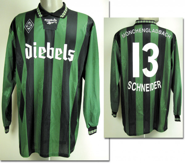 match worn football shirt Moenchengladbach 1995