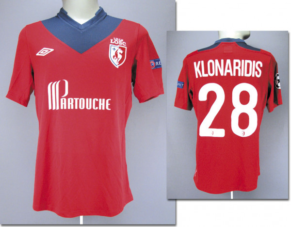 match worn football shirt OSC Lille, CL 2012/2013