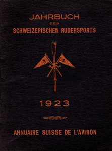 Jahrbuch des Schweizerischen Rudersports 1923. XVIII.Jahrgang