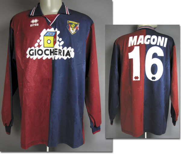 match worn football shirt CFC Genoa 1995