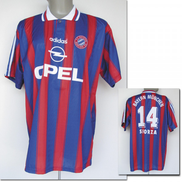 match worn football shirt Bayern Muenchen 1996/97