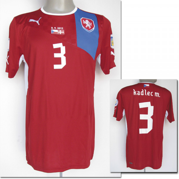 World Cup 2014 match worn football shirt Czech R.