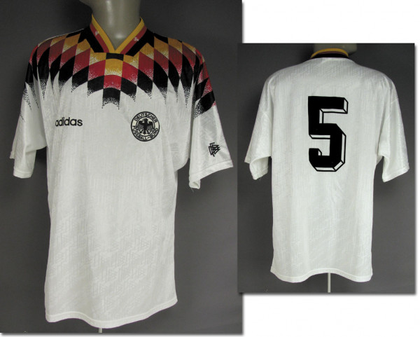 match worn football shirt Germany 1994