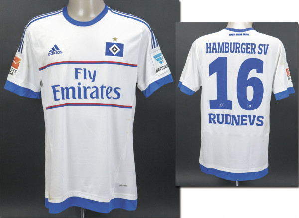 Artjoms Rudnevs am 19.02.2016 gegen Frankfurt, Hamburger SV - Trikot 2015/2016
