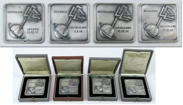 German Football Medals 1957 - 1960 Germany
