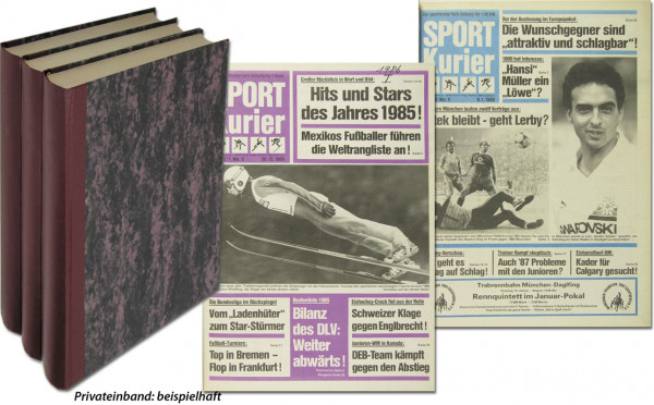 Sport Kurier 1986 C : Jg.: Nr.1/2-104/105 unkomplett