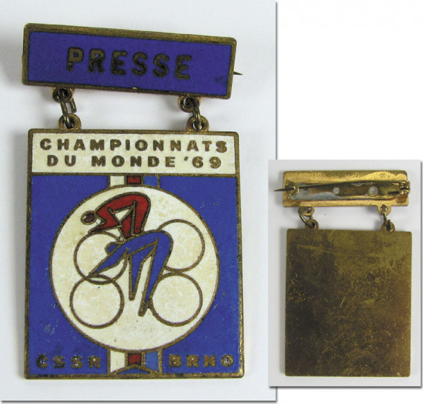 badge cycling World Championships 1969