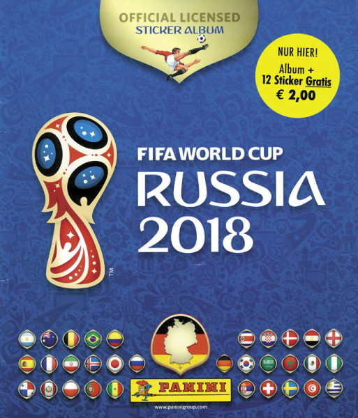 FIFA World Cup 2018. Russia. Official Sticker Album.