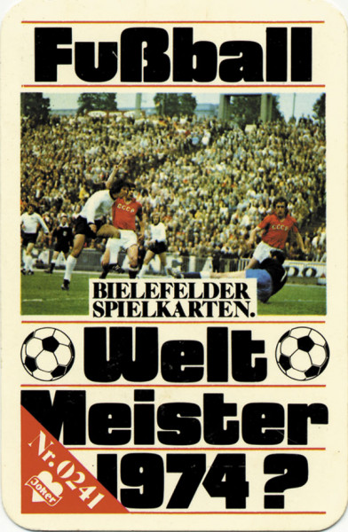Fußball Weltmeister 1974?, Kartenspiel 0241