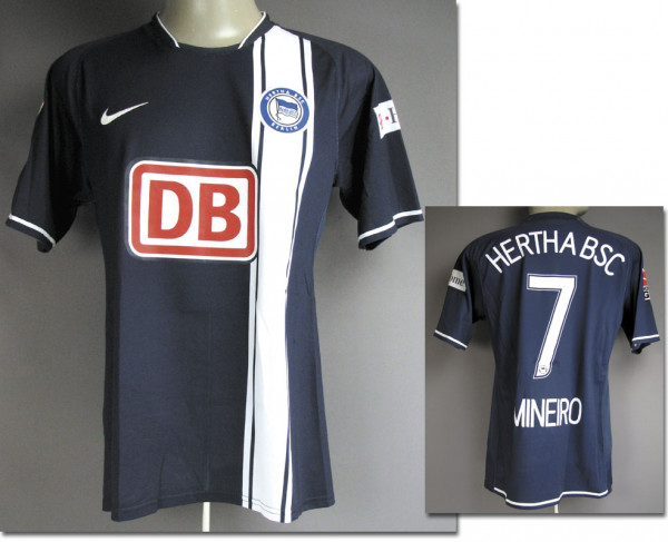 match worn football shirt Hertha BSC Berlin 2007
