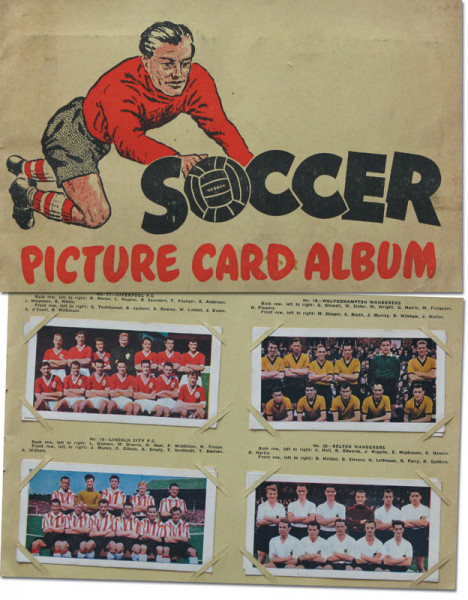 Soccer Picture Cards Album Football Sticker 1960