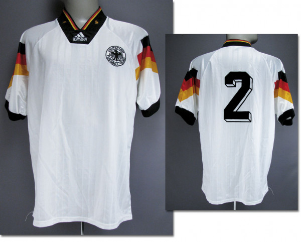 match worn football shirt Germany 1992