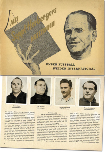 Aus Sepp Herbergers Notizbuch. Unser Fußball- Wieder International.Sammelwerk Nr.5.