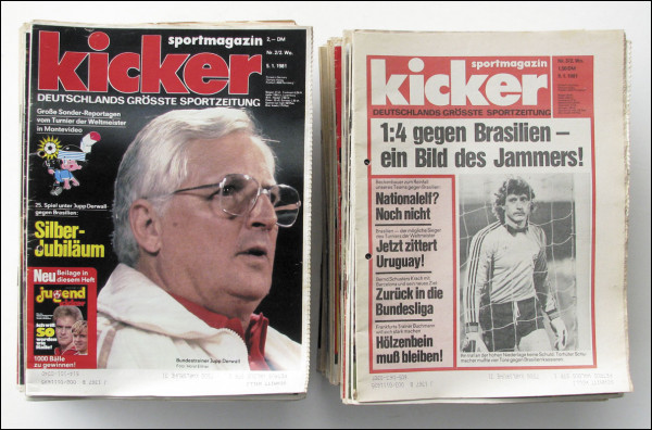 Kicker 1981 MonDon : Jg.Nr. 2-105 unkomplett.
