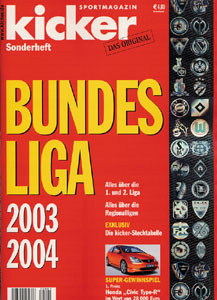 Sondernummer 2003 : Kicker Sonderheft 03/04 BL