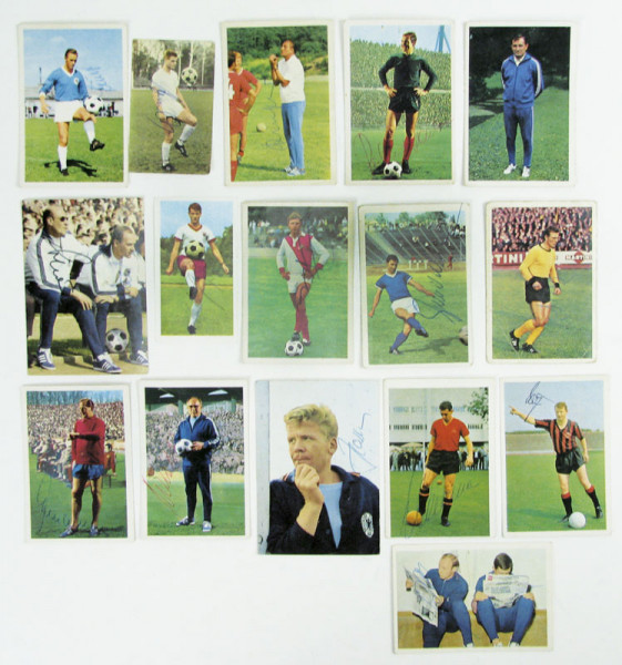 16 football sticker from Bergmann Sicker autograp