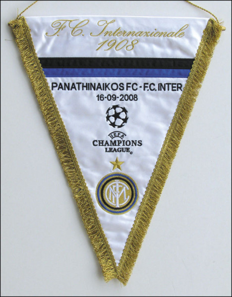 Match pennant CL 2008. Panathinaikos vs Inter