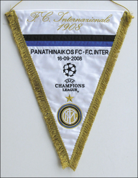 Panathinaikos - Inter 2008, Mailand Inter-Spielwimpel