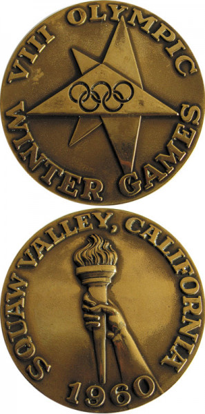 VIII. Olympic Winter Games Squaw Valley 1960, Teilnehmermedaille OSW1960