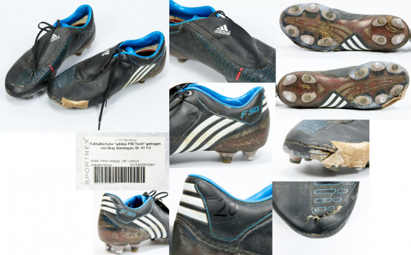 Match worn Fußballschuhe von Ilkay Gündogan aus se, Gündogan,Ilkay-Adidas Schuhe 2010