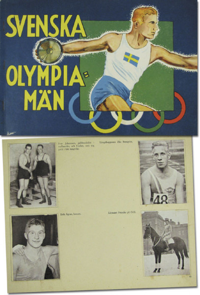 Olympic Games 1936 Berlin. Swedish Sticker album