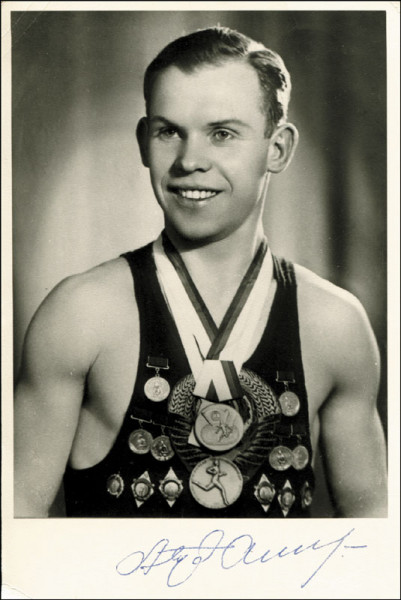 Bulakow, Anatoli: Olympic Games 1952 Autograph Boxing USSR