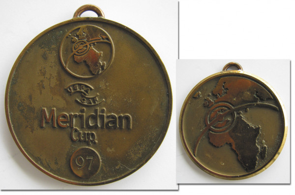 "UEFA CAF Meridian Cup 97" Siegermedaille für den , Siegermedaille 1997