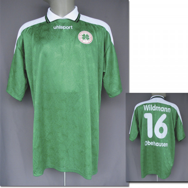 match worn football shirt RW Oberhausen 2001/02