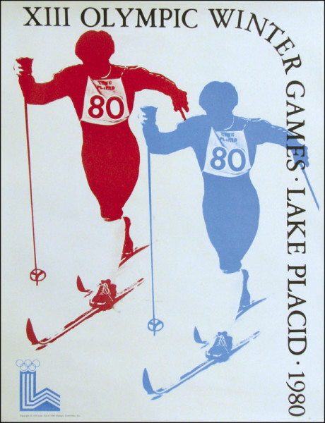 Poster Olympic Winter Games 1980 Lake Placid