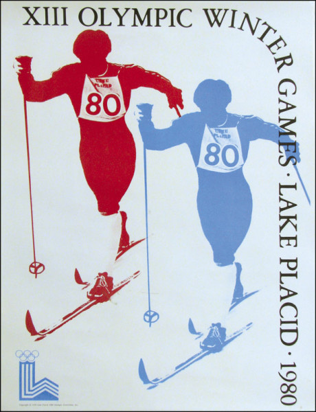 XIII Olympic Wintergames Skilanglauf, Plakat OWS1980