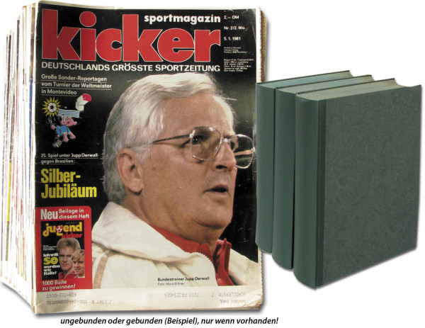 Kicker 1981 Mon. : Jg.: Nr.2-104 komplett