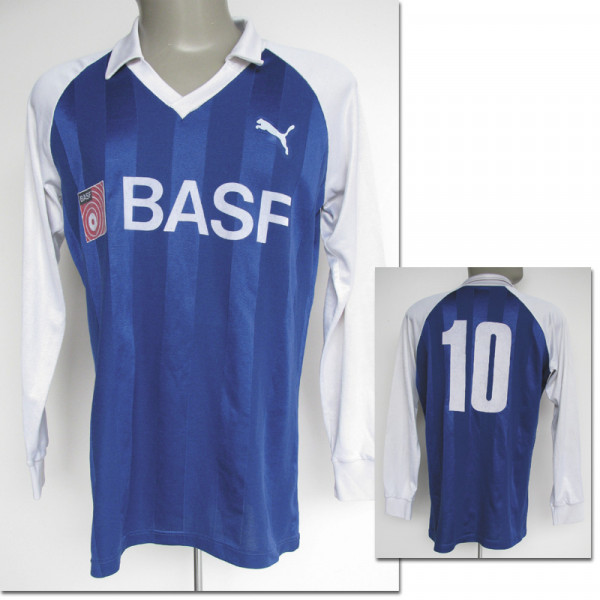 match worn football shirt Waldhof Mannheim 80s