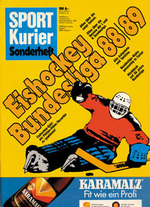 Sonderheft zur Eishockey Bundesliga 88/89.
