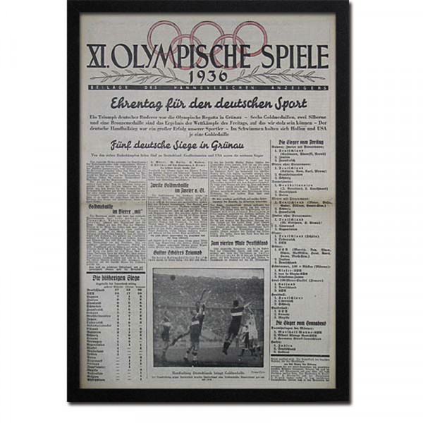 Newspaper: Hannoverscher Anzeiger from 16.8.1936