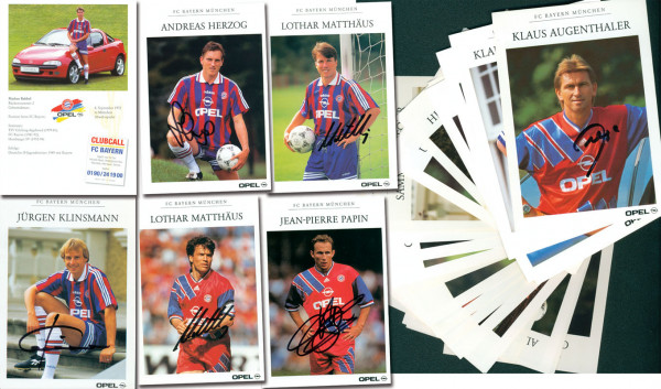 München,Bayern - AK 1994 - 1996: 38 verschiedene Autogrammkarten "Opel" aus der Sai