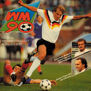 WM 90. Fussball Weltmeisterschaften Italien 1990.