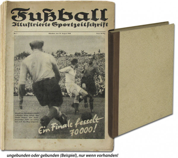 Fußball 1948 : Jg.-Nr.1-21 komplett